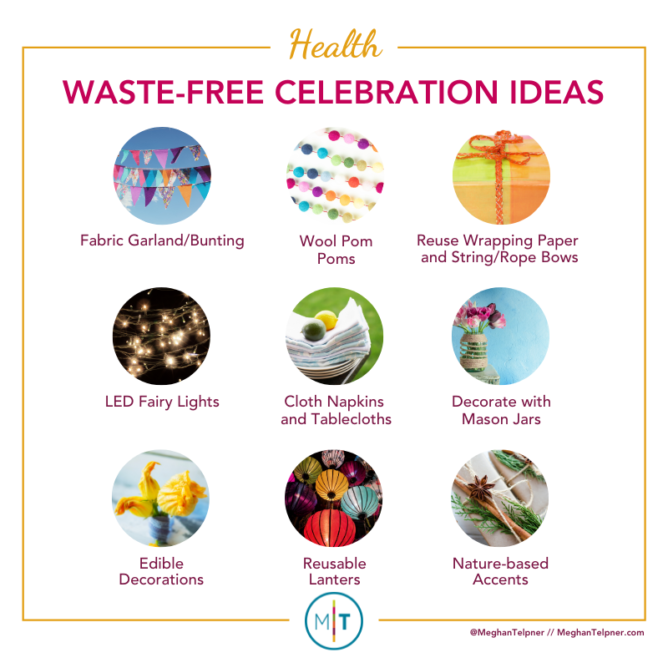 Waste free celebration ideas