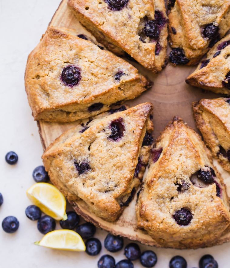 blueberry scones