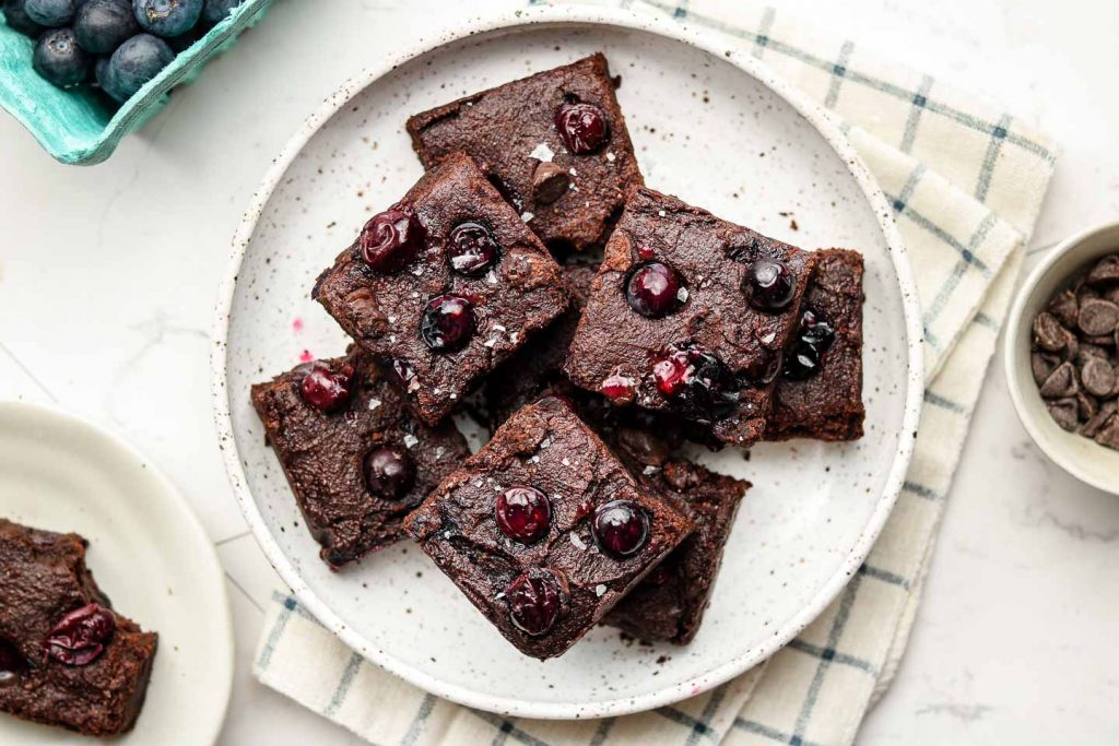 Blueberry Chocolate Brownies