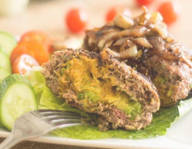 Avocado Stuffed Burgers - Best Burger Recipes