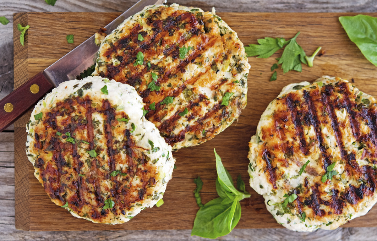 Green Goddess Turkey Burgers - Best Burger Recipes