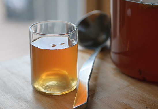 cover kombucha with nut milk bag