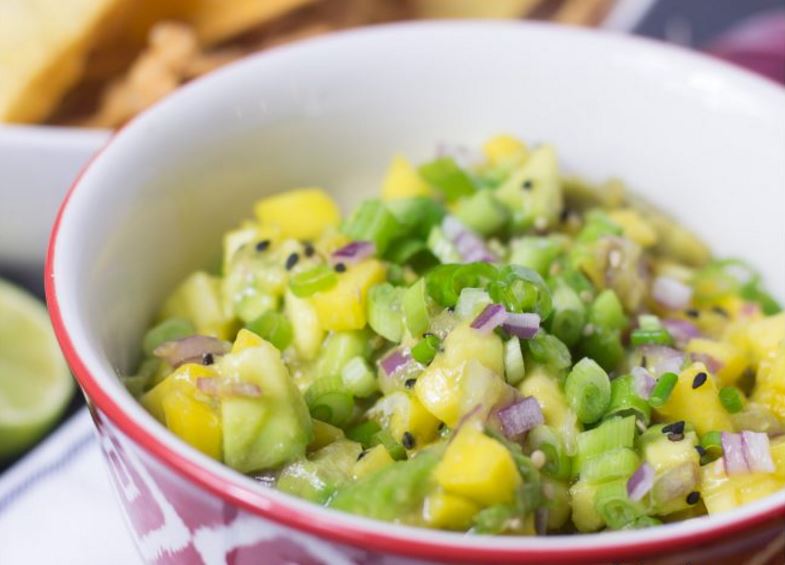 Asian Avocado + Mango Salsa - Best Dip and Hummus Recipes