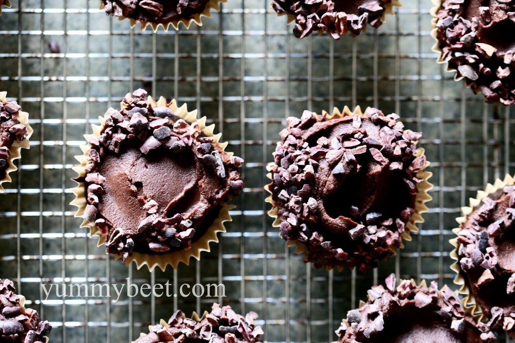 Devil's Food Buckwheat Cupcakes