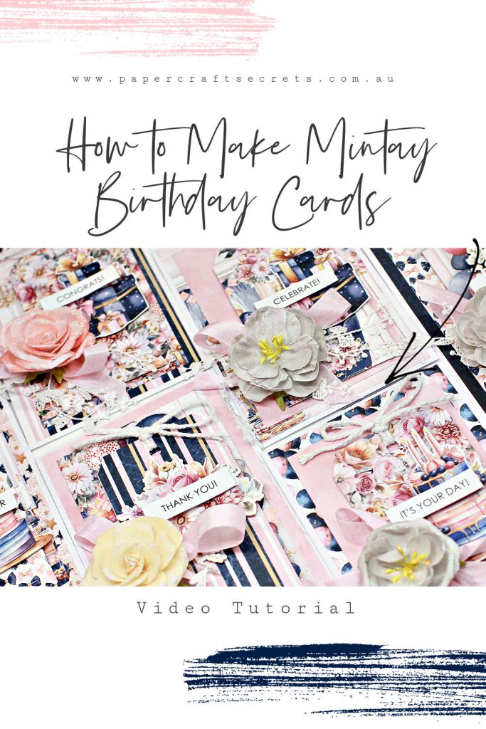 How to Make Mintay Birthday Cards by Alicia McNamara