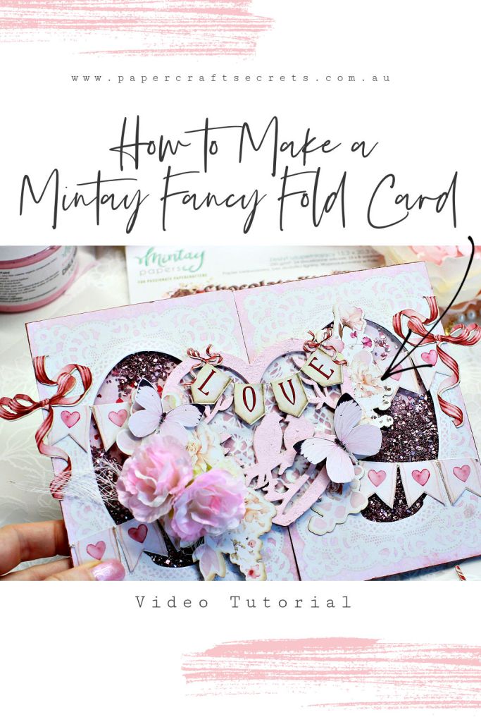How To Make Mintay Chocolate Kiss Fancy Fold Card