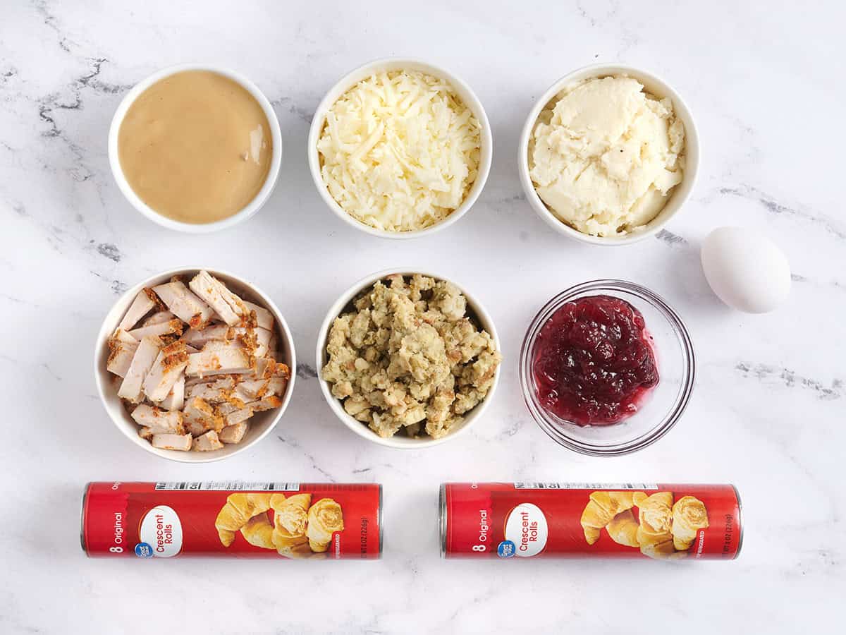 Ingredients to make a leftover holiday wreath.