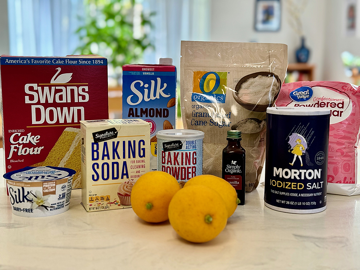 Ingredients for Lemon Cake