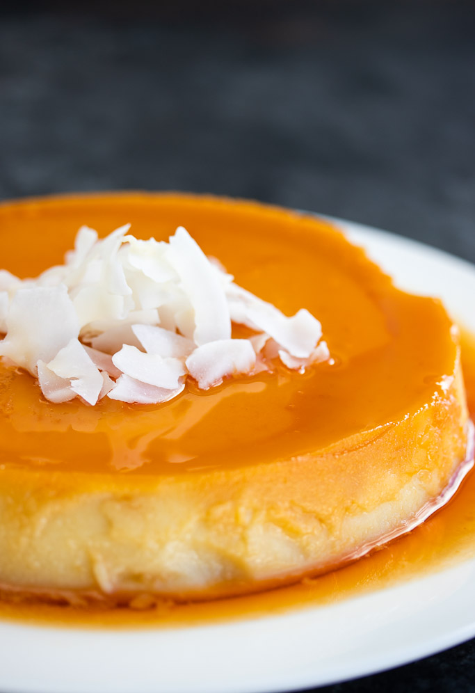 cuban flan de coco coconut flan recipe