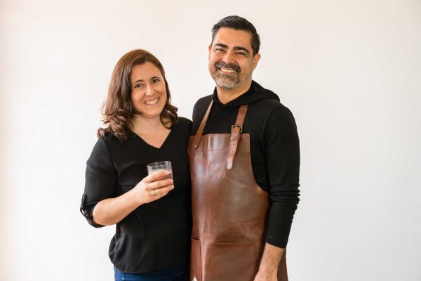 clear your busy schedule for a future date night with our founders (pictured), who will walk you through making two cocktails, the perfect living room romantic activity